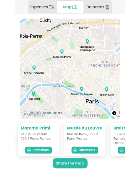 Collaborative expense tracking , all members can add, edit, and view